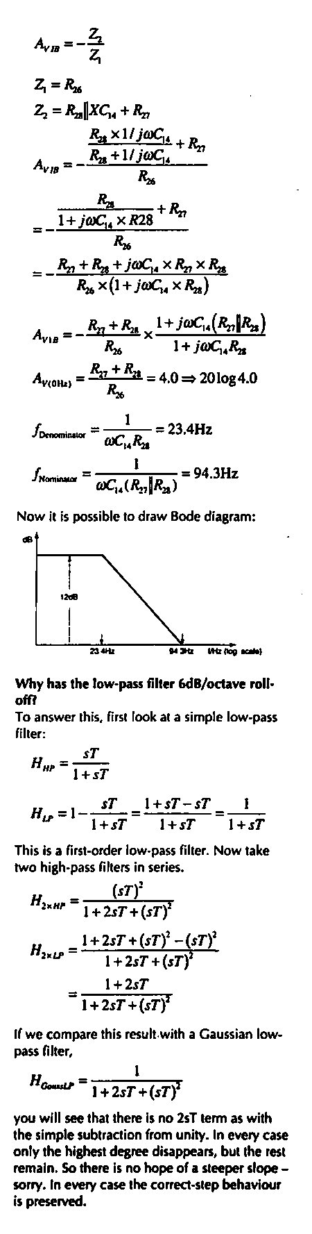 3-way active speaker design equations 3