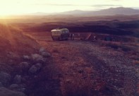 Free camping in Turkish highlands.