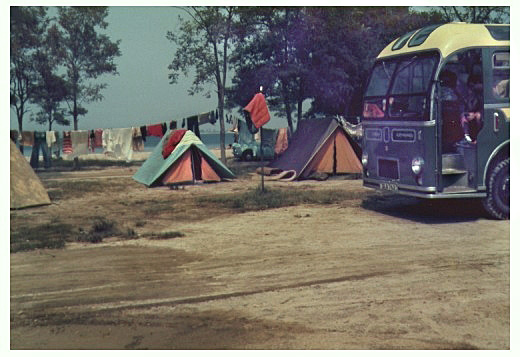 Beachside free camp at Keramote.