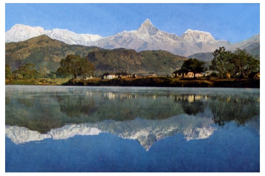 'Fishtail' lake at Pokhara.