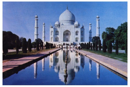 The Taj Mahal at Agra.