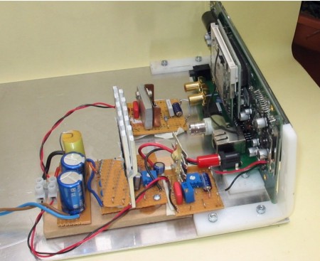 SB3 with new case and second stage of regulation moved close to SB3 input socket.