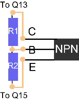 Amplified diode cicuit