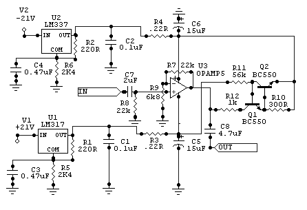 My new opamp buffer circuit diagram