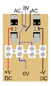 Plan of rectifier board