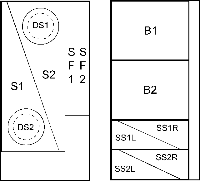 Cutting list for skeleton