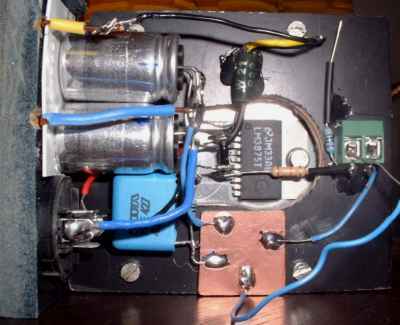 One of the LM3875 amplifier circuits.