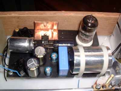 Top view of one of the valve modules.